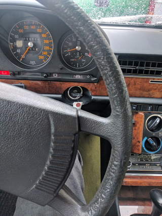 Illustration for article titled Tried to buy this today for a customer... 26500km Mercedes 450SEL 6.9